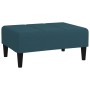 Blue velvet footstool 78x56x32 cm by vidaXL, Ottomans - Ref: Foro24-337757, Price: 75,99 €, Discount: %