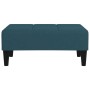 Blue velvet footstool 78x56x32 cm by vidaXL, Ottomans - Ref: Foro24-337757, Price: 75,99 €, Discount: %