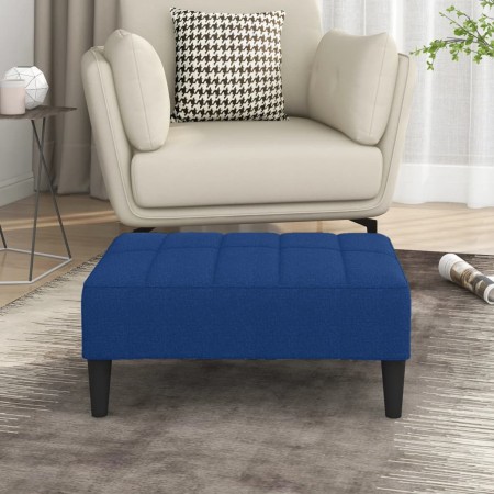 Blue fabric footstool 78x56x32 cm by vidaXL, Ottomans - Ref: Foro24-337782, Price: 82,55 €, Discount: %