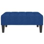 Blue fabric footstool 78x56x32 cm by vidaXL, Ottomans - Ref: Foro24-337782, Price: 82,55 €, Discount: %