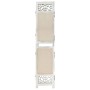 4-panel cream-colored fabric room divider screen 140x165 cm by vidaXL, Room dividers - Ref: Foro24-338559, Price: 69,99 €, Di...