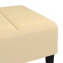 Reposapiés de terciopelo crema 78x56x32 cm de vidaXL, Otomanas - Ref: Foro24-337767, Precio: 62,52 €, Descuento: %