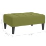 Light green velvet footstool 78x56x32 cm by vidaXL, Ottomans - Ref: Foro24-337792, Price: 62,06 €, Discount: %