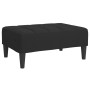 Reposapiés de terciopelo negro 78x56x32 cm de vidaXL, Otomanas - Ref: Foro24-337795, Precio: 89,48 €, Descuento: %