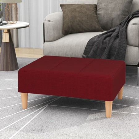 Red wine red fabric footstool 78x56x32 cm by vidaXL, Ottomans - Ref: Foro24-337754, Price: 90,99 €, Discount: %