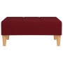 Red wine red fabric footstool 78x56x32 cm by vidaXL, Ottomans - Ref: Foro24-337754, Price: 90,99 €, Discount: %