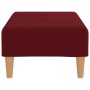 Red wine red fabric footstool 78x56x32 cm by vidaXL, Ottomans - Ref: Foro24-337754, Price: 90,99 €, Discount: %