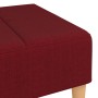 Red wine red fabric footstool 78x56x32 cm by vidaXL, Ottomans - Ref: Foro24-337754, Price: 90,99 €, Discount: %