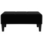 Reposapiés de terciopelo negro 78x56x32 cm de vidaXL, Otomanas - Ref: Foro24-337764, Precio: 75,59 €, Descuento: %