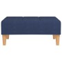 Blue fabric footstool 78x56x32 cm by vidaXL, Ottomans - Ref: Foro24-337751, Price: 87,25 €, Discount: %