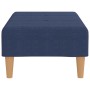 Blue fabric footstool 78x56x32 cm by vidaXL, Ottomans - Ref: Foro24-337751, Price: 87,25 €, Discount: %