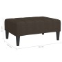 Dark brown fabric footstool 78x56x32 cm by vidaXL, Ottomans - Ref: Foro24-337781, Price: 57,99 €, Discount: %