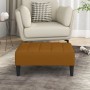 Brown velvet footstool 78x56x32 cm by vidaXL, Ottomans - Ref: Foro24-337797, Price: 66,50 €, Discount: %