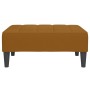 Brown velvet footstool 78x56x32 cm by vidaXL, Ottomans - Ref: Foro24-337797, Price: 66,50 €, Discount: %