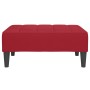 Reposapiés de terciopelo rojo vino tinto 78x56x32 cm de vidaXL, Otomanas - Ref: Foro24-337794, Precio: 76,99 €, Descuento: %