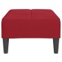 Reposapiés de terciopelo rojo vino tinto 78x56x32 cm de vidaXL, Otomanas - Ref: Foro24-337794, Precio: 76,99 €, Descuento: %