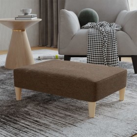 Brown fabric footstool 78x56x32 cm by vidaXL, Ottomans - Ref: Foro24-337803, Price: 71,99 €, Discount: %