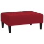 Red wine red velvet footstool 78x56x32 cm by vidaXL, Ottomans - Ref: Foro24-337763, Price: 72,27 €, Discount: %