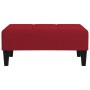 Red wine red velvet footstool 78x56x32 cm by vidaXL, Ottomans - Ref: Foro24-337763, Price: 72,27 €, Discount: %