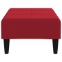 Red wine red velvet footstool 78x56x32 cm by vidaXL, Ottomans - Ref: Foro24-337763, Price: 72,27 €, Discount: %