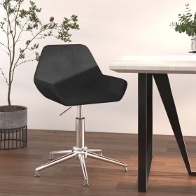 Silla de oficina giratoria tela negro de vidaXL, Sillas de oficina - Ref: Foro24-339378, Precio: 75,99 €, Descuento: %