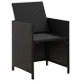 Garden chairs 2 units with black synthetic rattan cushions by vidaXL, Garden chairs - Ref: Foro24-316755, Price: 158,89 €, Di...