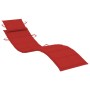 Garden lounger with solid acacia wood cushion by vidaXL, Loungers - Ref: Foro24-3061578, Price: 171,99 €, Discount: %