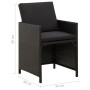 Garden chairs 2 units with black synthetic rattan cushions by vidaXL, Garden chairs - Ref: Foro24-316755, Price: 158,89 €, Di...