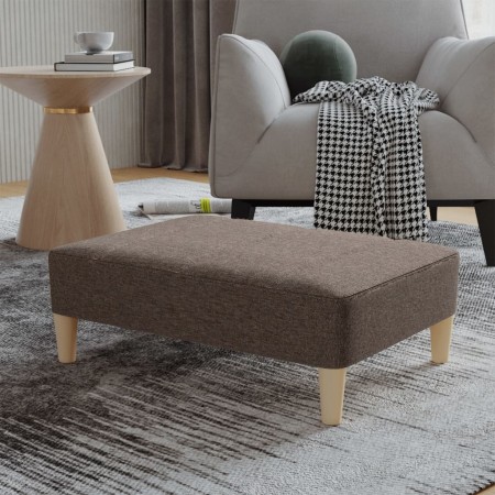 Taupe gray fabric footstool 78x56x32 cm by vidaXL, Ottomans - Ref: Foro24-337809, Price: 90,99 €, Discount: %