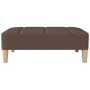 Reposapiés de tela gris taupe 78x56x32 cm de vidaXL, Otomanas - Ref: Foro24-337809, Precio: 90,01 €, Descuento: %