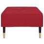 Reposapiés de terciopelo rojo vino tinto 78x56x32 cm de vidaXL, Otomanas - Ref: Foro24-337817, Precio: 70,80 €, Descuento: %