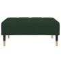 Dark green velvet stool 78x56x32 cm by vidaXL, Ottomans - Ref: Foro24-337814, Price: 83,74 €, Discount: %