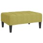 Reposapiés de tela verde 78x56x32 cm de vidaXL, Otomanas - Ref: Foro24-337783, Precio: 67,35 €, Descuento: %