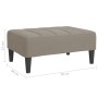 Light gray velvet footstool 78x56x32 cm by vidaXL, Ottomans - Ref: Foro24-337789, Price: 94,99 €, Discount: %