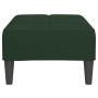 Taburete de terciopelo verde oscuro 78x56x32 cm de vidaXL, Otomanas - Ref: Foro24-337791, Precio: 69,99 €, Descuento: %