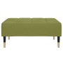 Light green velvet footstool 78x56x32 cm by vidaXL, Ottomans - Ref: Foro24-337815, Price: 71,03 €, Discount: %