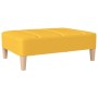 Reposapiés de tela amarillo 78x56x32 cm de vidaXL, Otomanas - Ref: Foro24-337807, Precio: 86,01 €, Descuento: %