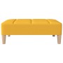 Reposapiés de tela amarillo 78x56x32 cm de vidaXL, Otomanas - Ref: Foro24-337807, Precio: 86,01 €, Descuento: %