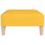 Reposapiés de tela amarillo 78x56x32 cm de vidaXL, Otomanas - Ref: Foro24-337807, Precio: 86,01 €, Descuento: %