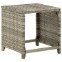 Garden stools 4 units and gray synthetic rattan cushions by vidaXL, Garden chairs - Ref: Foro24-316873, Price: 143,99 €, Disc...