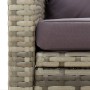 Garden armchair with gray synthetic rattan cushions by vidaXL, Garden chairs - Ref: Foro24-316872, Price: 122,55 €, Discount: %