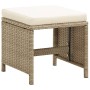 Garden stools 4 units and beige synthetic rattan cushions by vidaXL, Garden chairs - Ref: Foro24-316779, Price: 135,48 €, Dis...