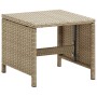 Garden stools 4 units and beige synthetic rattan cushions by vidaXL, Garden chairs - Ref: Foro24-316779, Price: 135,48 €, Dis...