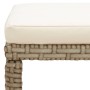 Garden stools 4 units and beige synthetic rattan cushions by vidaXL, Garden chairs - Ref: Foro24-316779, Price: 135,48 €, Dis...