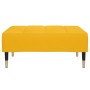 Reposapiés de terciopelo amarillo 78x56x32 cm de vidaXL, Otomanas - Ref: Foro24-337819, Precio: 93,84 €, Descuento: %