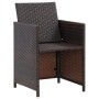 Garden chair and stool set, 4 pieces, black PE rattan by vidaXL, Garden chairs - Ref: Foro24-316780, Price: 124,99 €, Discoun...