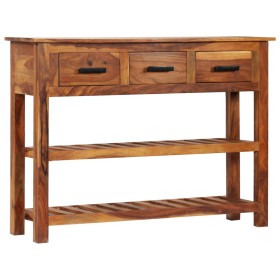 Sideboard with 3 drawers solid acacia wood 110x30x80 cm by vidaXL, Sideboards - Ref: Foro24-338032, Price: 255,92 €, Discount: %