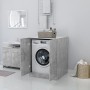 Concrete gray washing machine cabinet by vidaXL, Accessories for washing machines and dryers - Ref: Foro24-3082012, Price: 14...