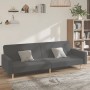 2 seater sofa bed light gray fabric by vidaXL, Sofas - Ref: Foro24-337286, Price: 196,99 €, Discount: %