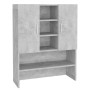 Betongrauer Waschmaschinenschrank von vidaXL, Zubehör für Waschmaschinen und Trockner - Ref: Foro24-3082012, Preis: 148,54 €,...